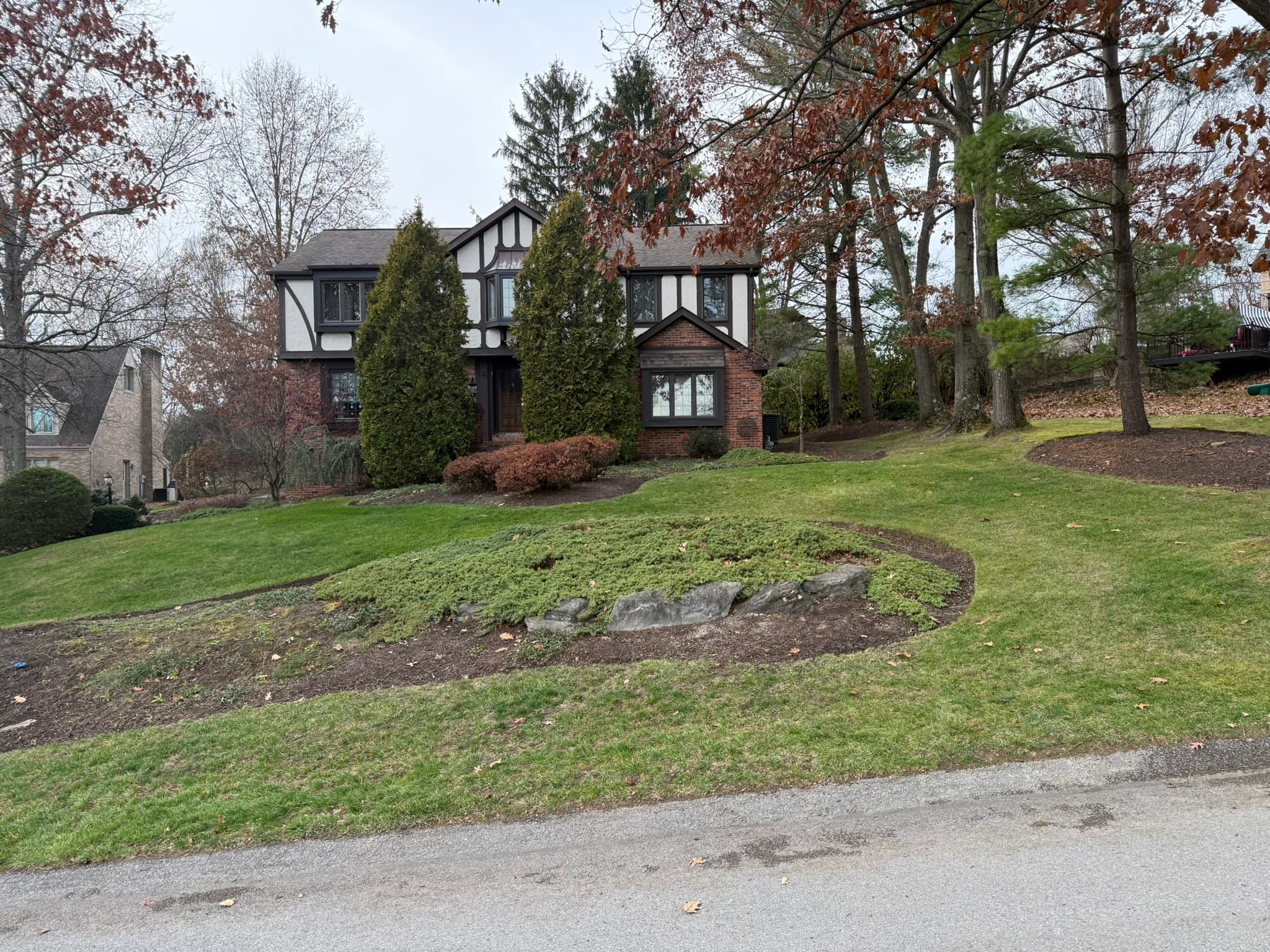 Property cleaned and cleared after leaf removal service